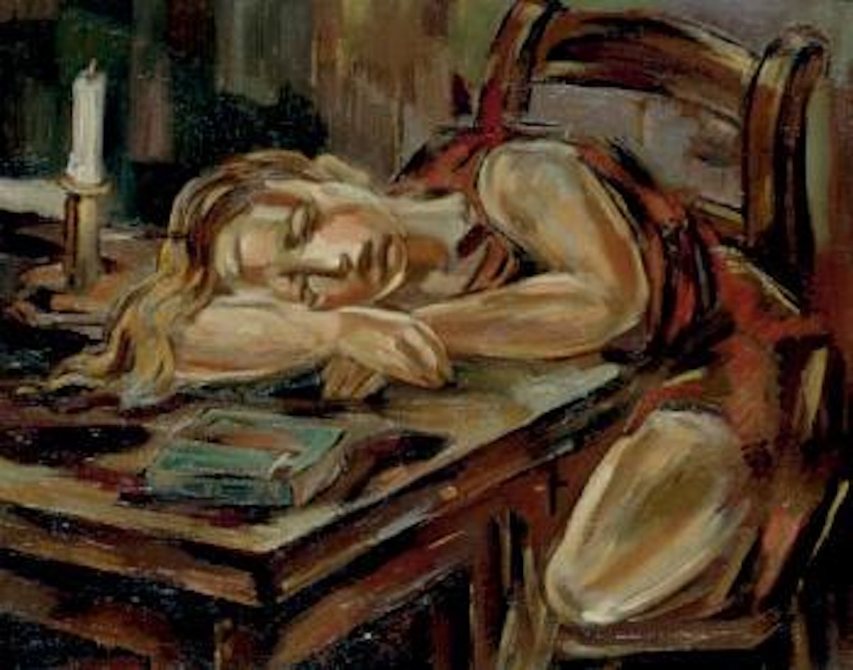 Fillette endormie by Maria Blanchard
