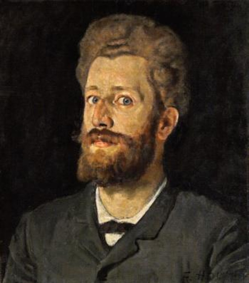 Portrait of Louis Montchal by Ferdinand Hodler