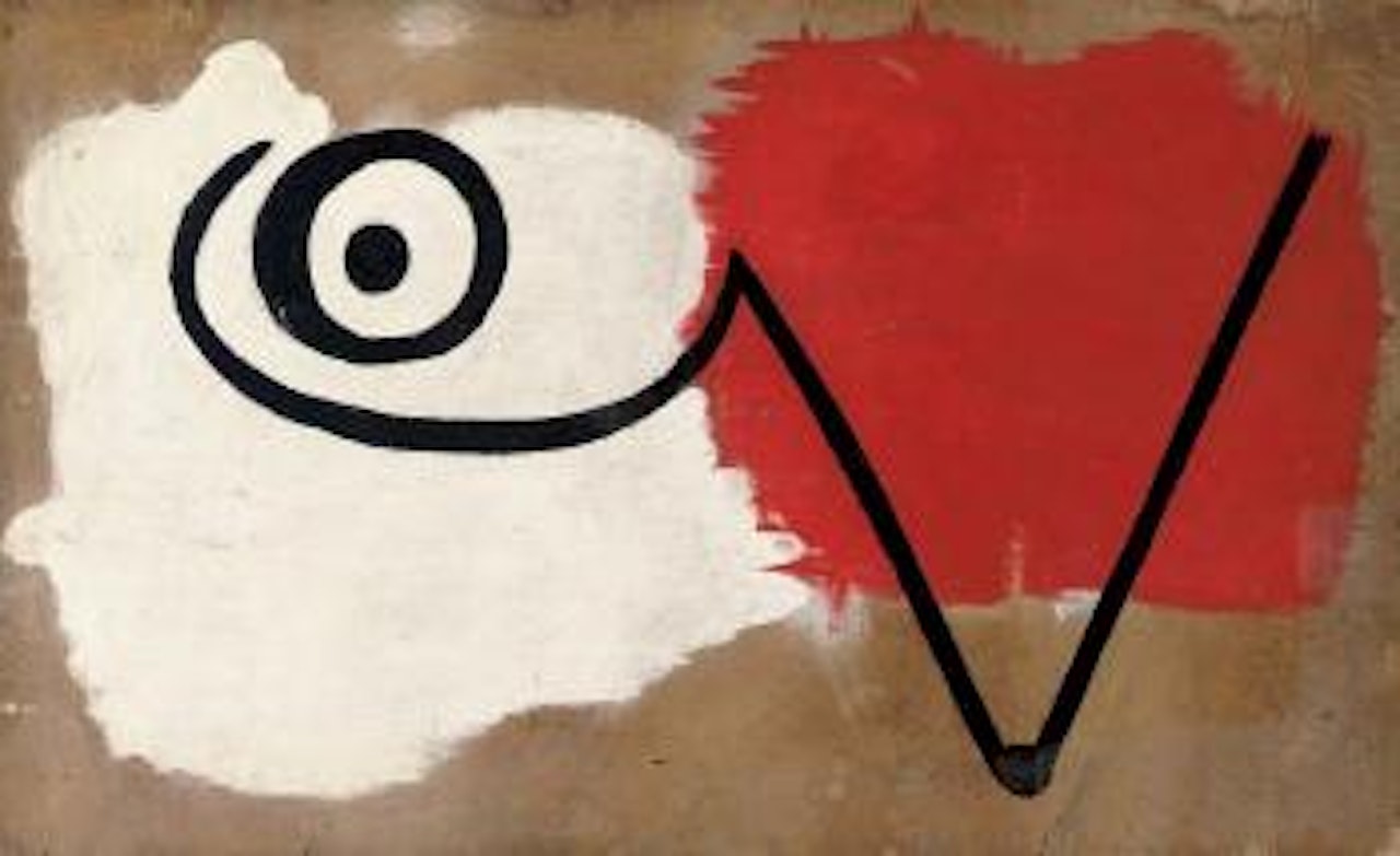 Painting for the ballet Jeux d'Enfants by Joan Miró
