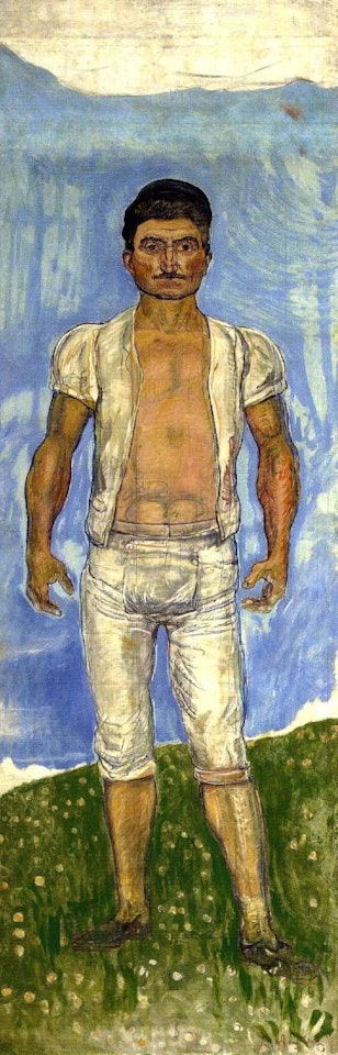 Le patre lutteur by Ferdinand Hodler