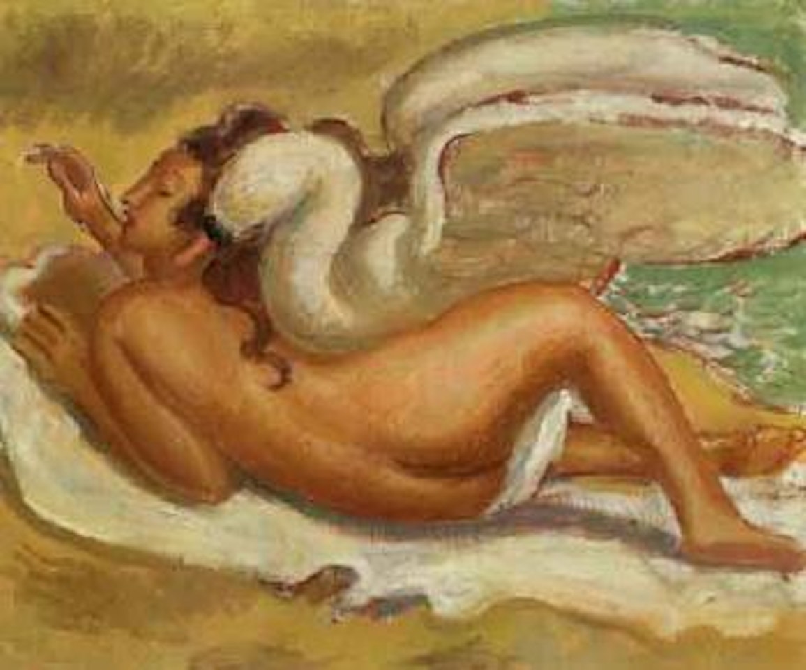 Leda au cygne by Maurice Barraud