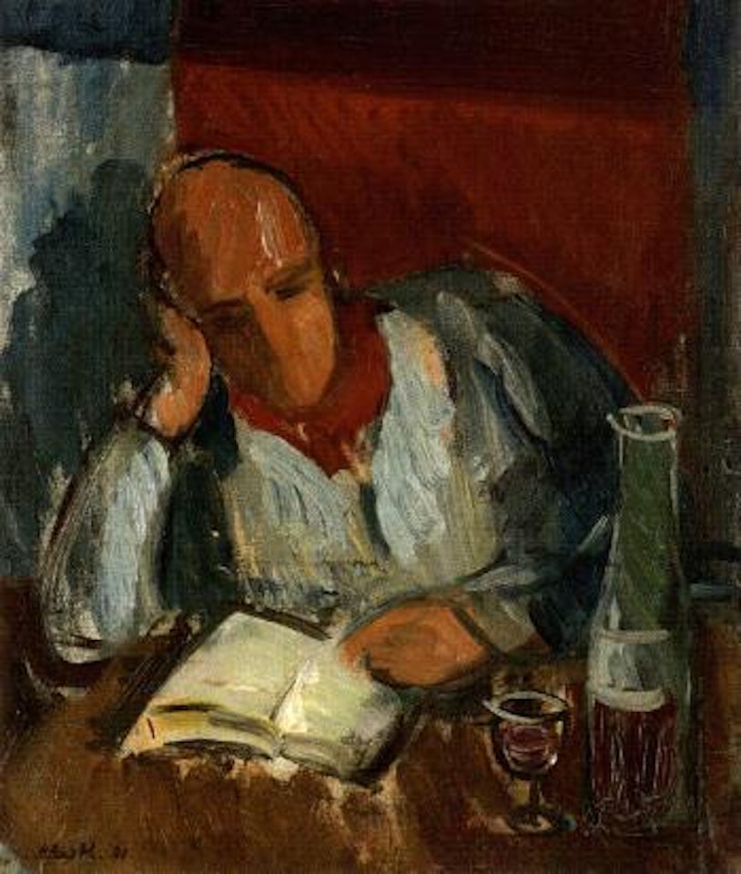 Man reading by Paul Basilius Barth