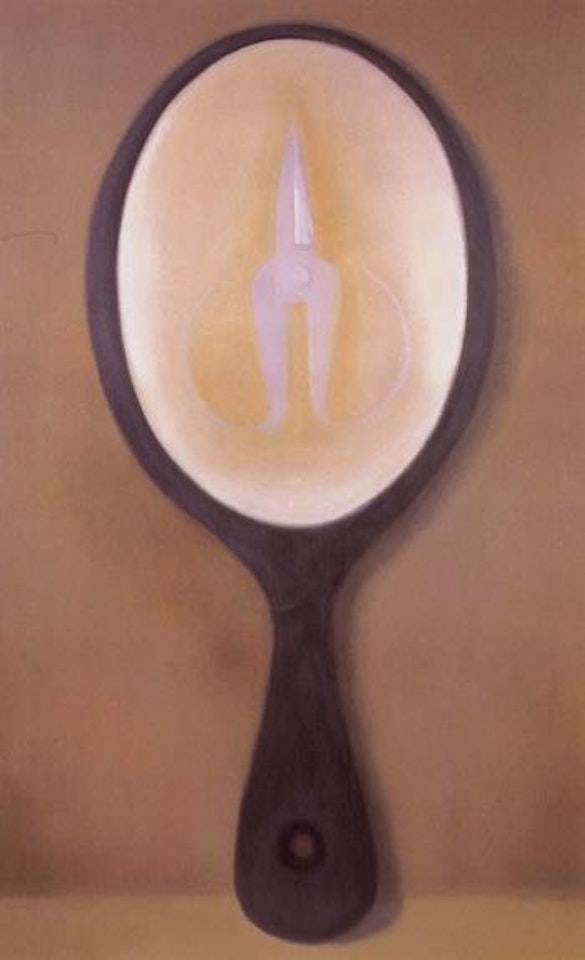 Scissors and mirror by Mao Xuhui