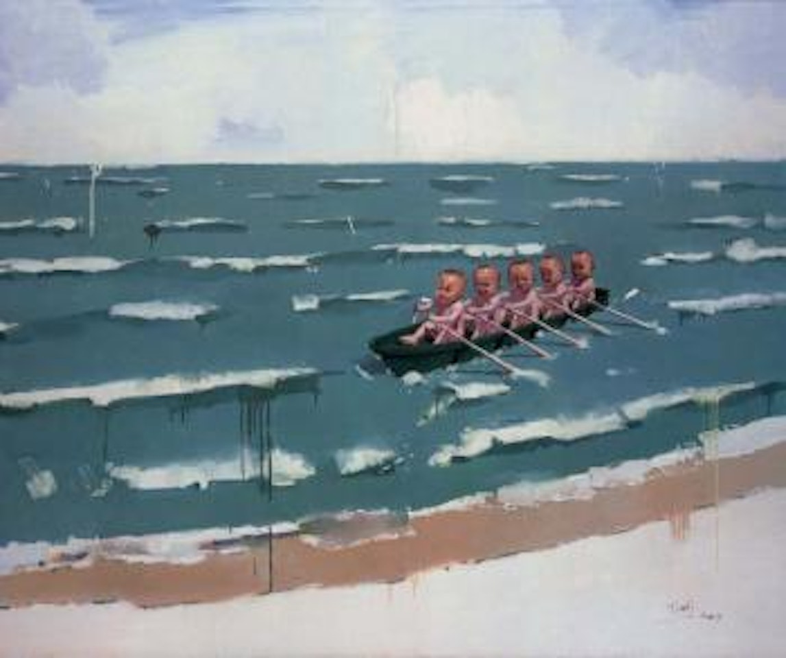 Rowing by Tang Zhigang