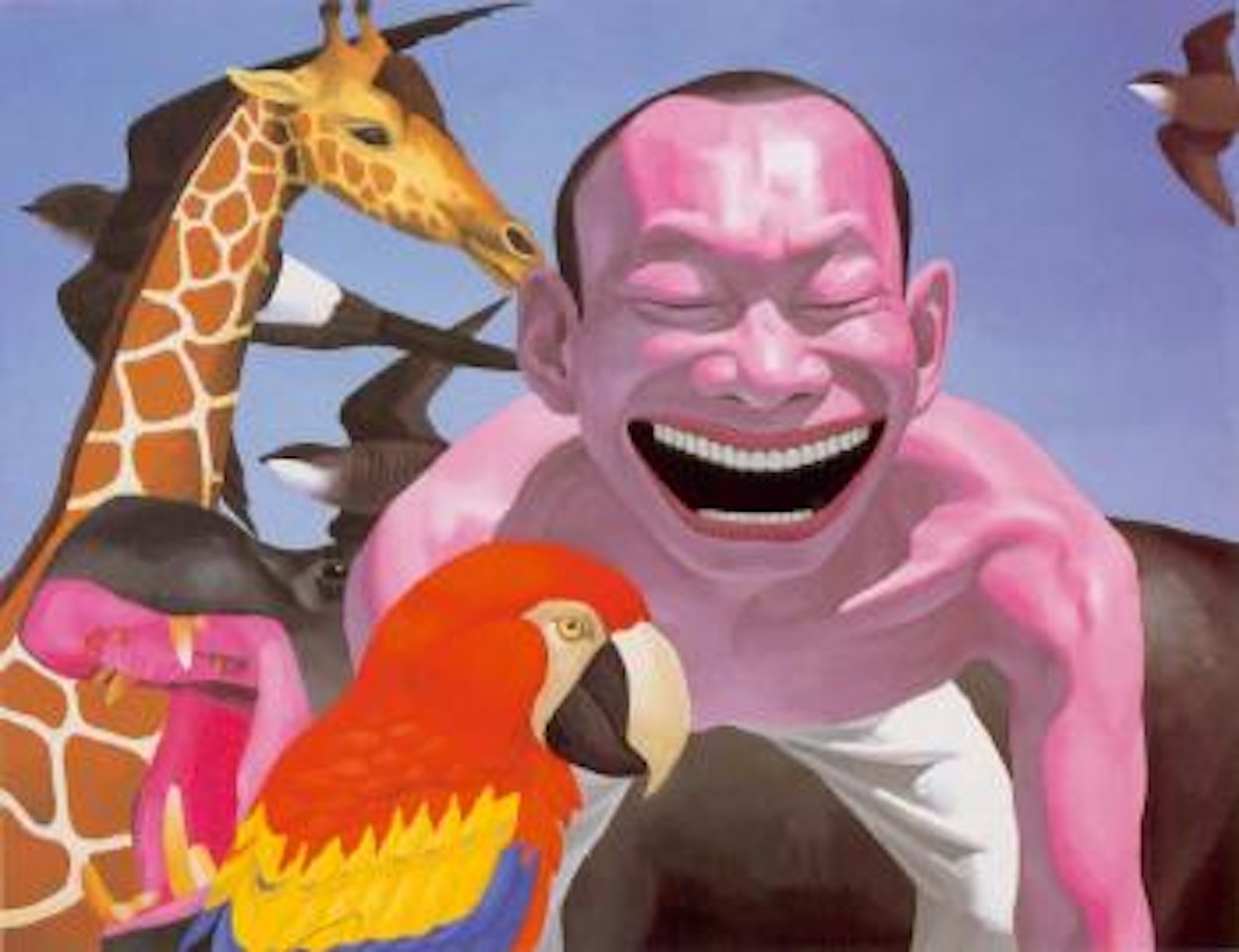Co-existence by Yue Minjun