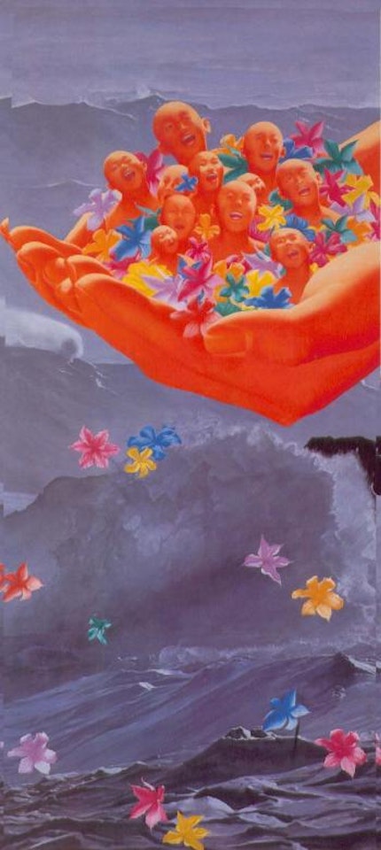 2001.09.25 by Fang Lijun