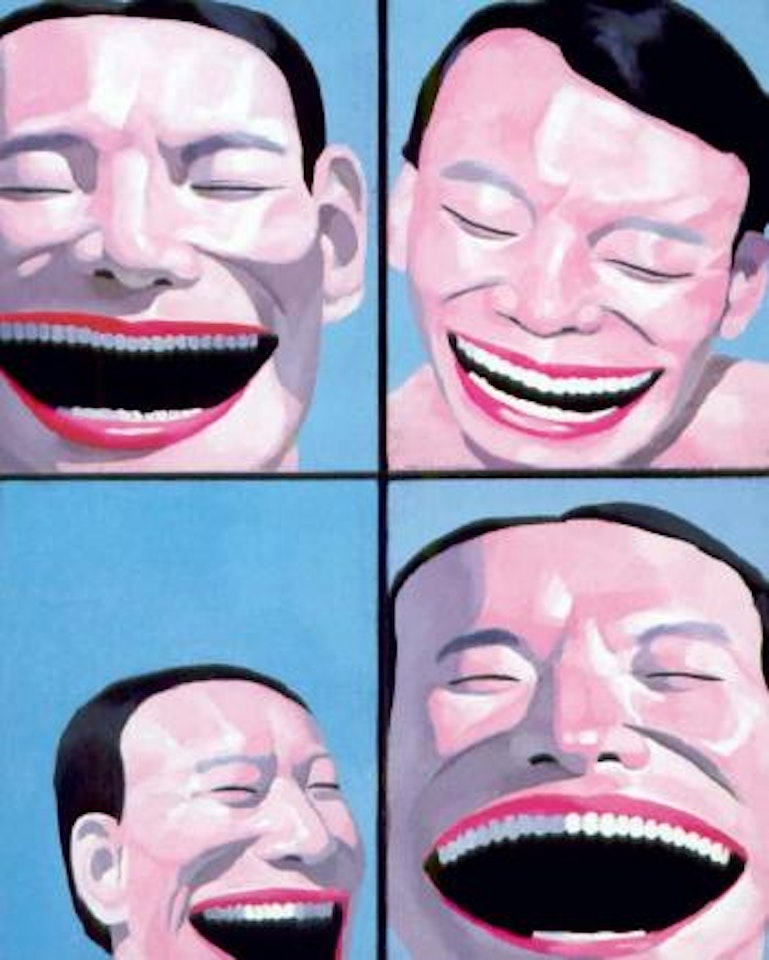 99 Idols Series no.11, 39, 45 and 72 by Yue Minjun