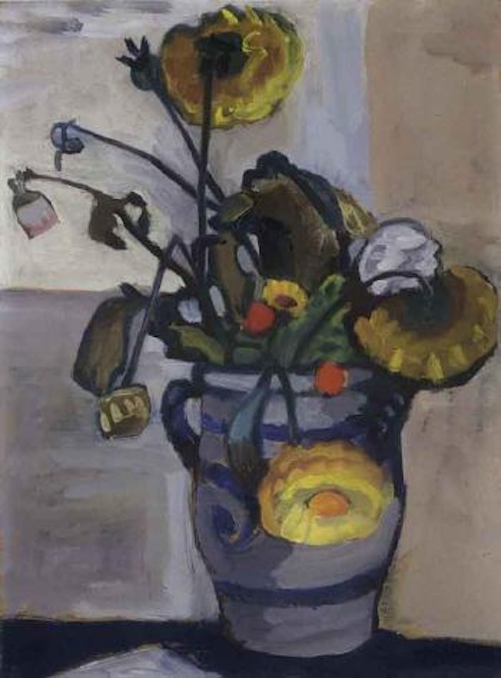 Still life with flowers by Gabriele Münter