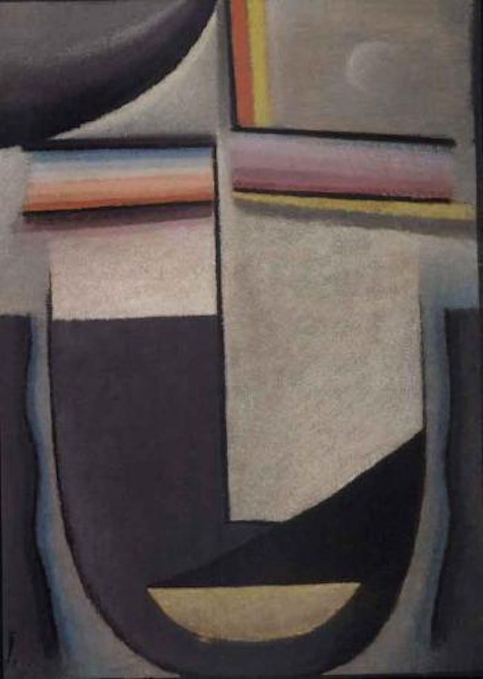 Abstract head, twilight by Alexej von Jawlensky