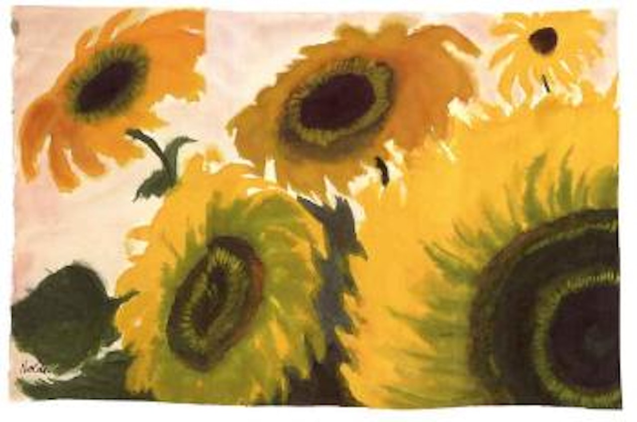 Sunflowers by Emil Nolde