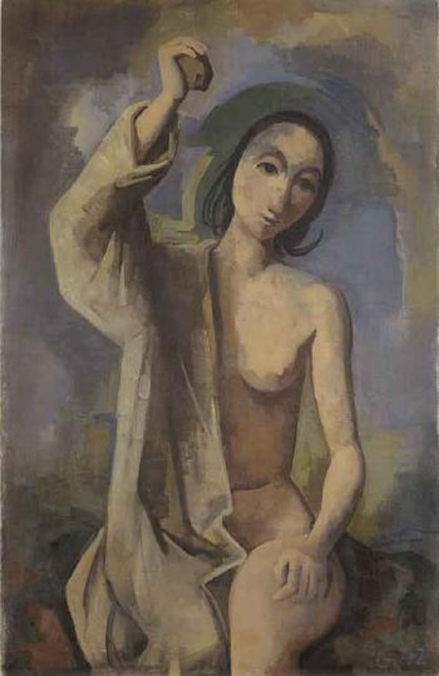 Stone thrower by Karl Hofer