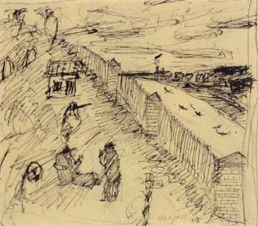 Une fortification by Marc Chagall