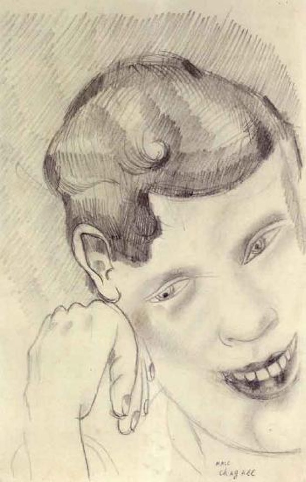 Le frere David by Marc Chagall