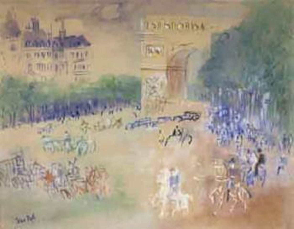 Paris, l'Arc de Triomphe by Jean Dufy