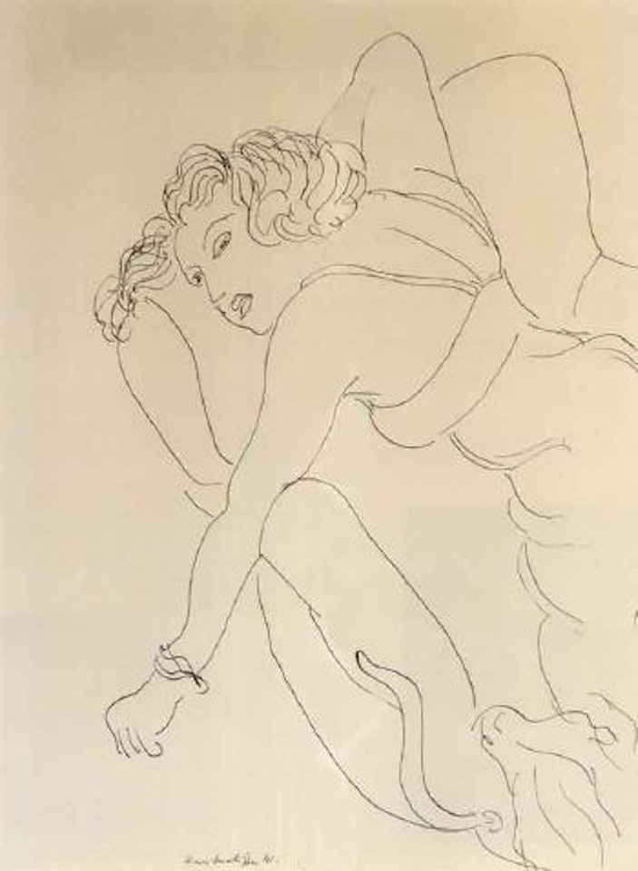 Femme alanguie sur un fauteuil by Henri Matisse