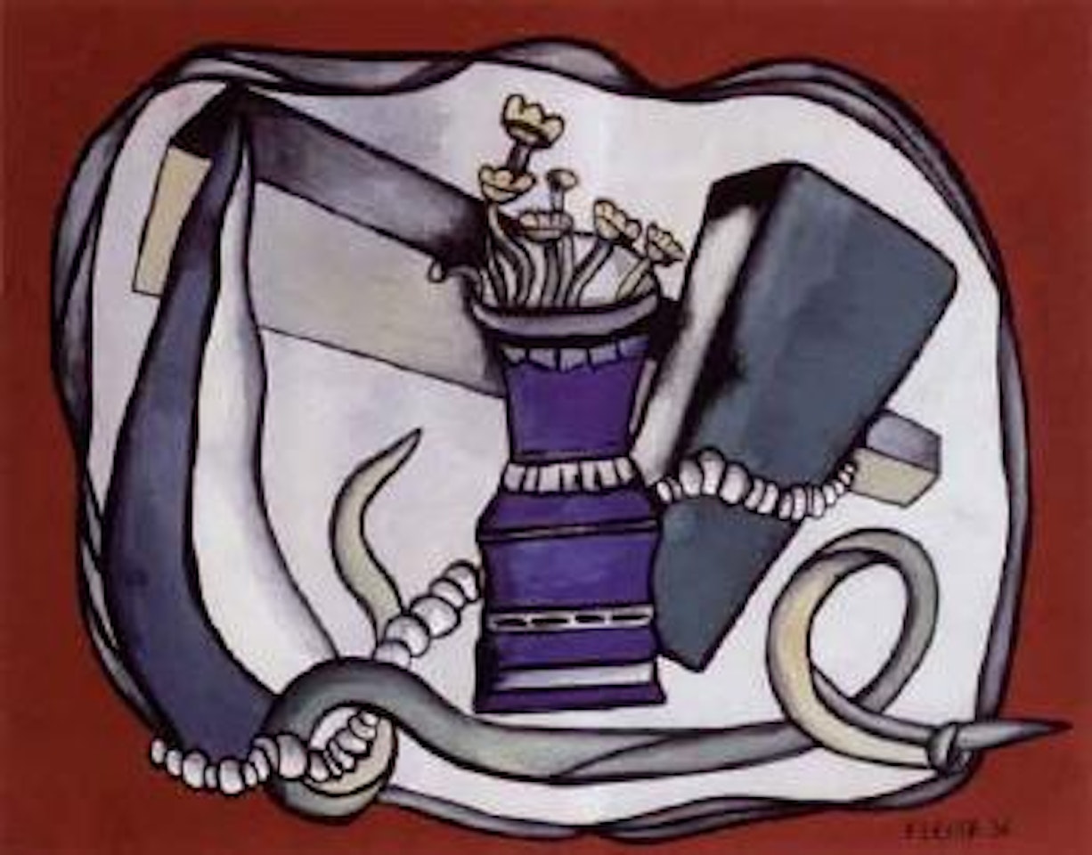 Le vase bleu by Fernand Leger