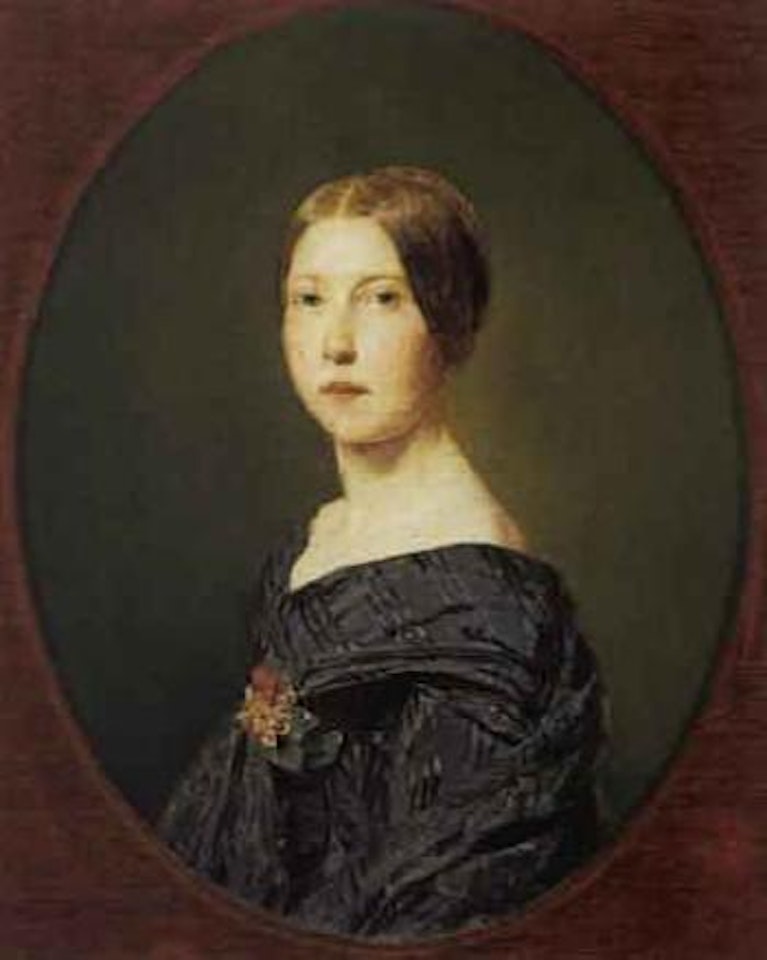 Young woman by Ferdinand Georg Waldmüller