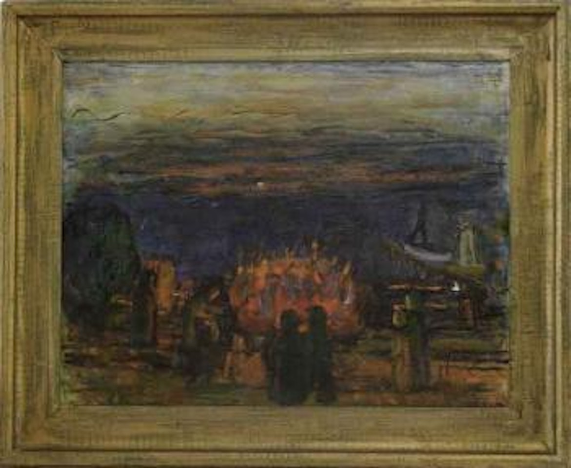 Midsummer Night's bonfire by Carl Kylberg