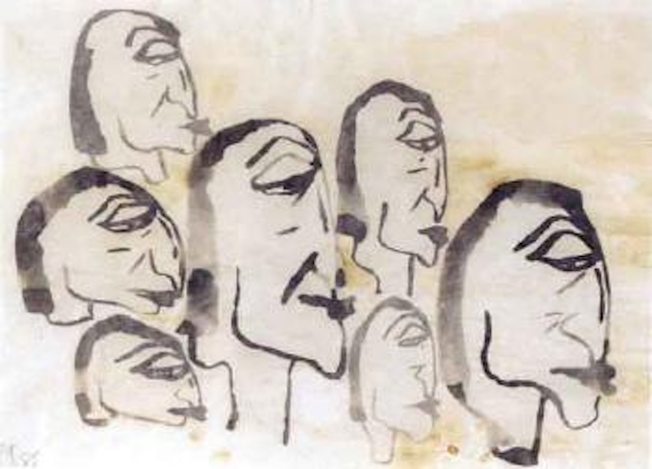Collage after Picabia by Donald Baechler