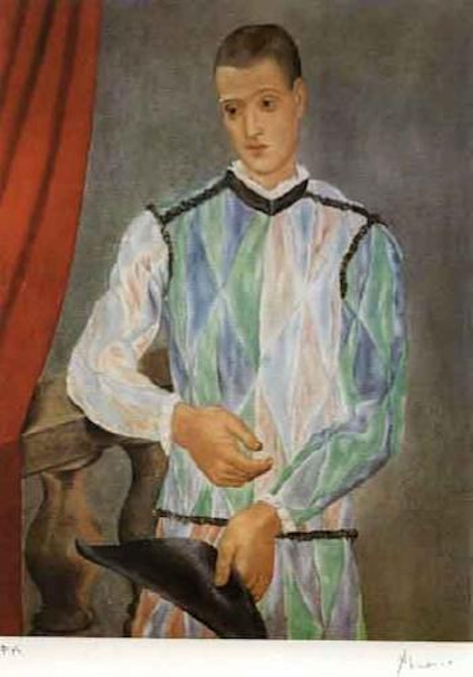 Arlequin by Pablo Picasso