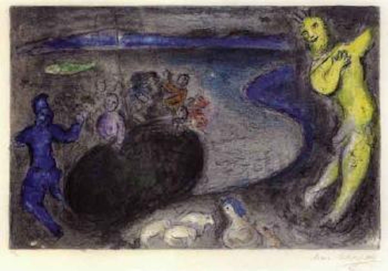 Daphnis et Chloe - le songs du capitaine Bryasis by Marc Chagall