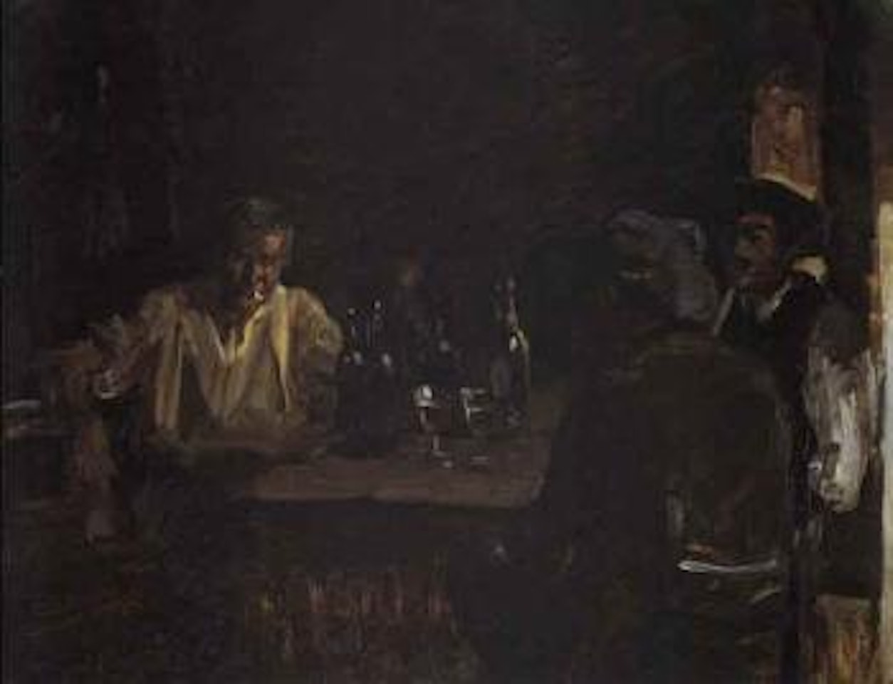 Workers at an inn in Luchon by Peder Severin Kröyer