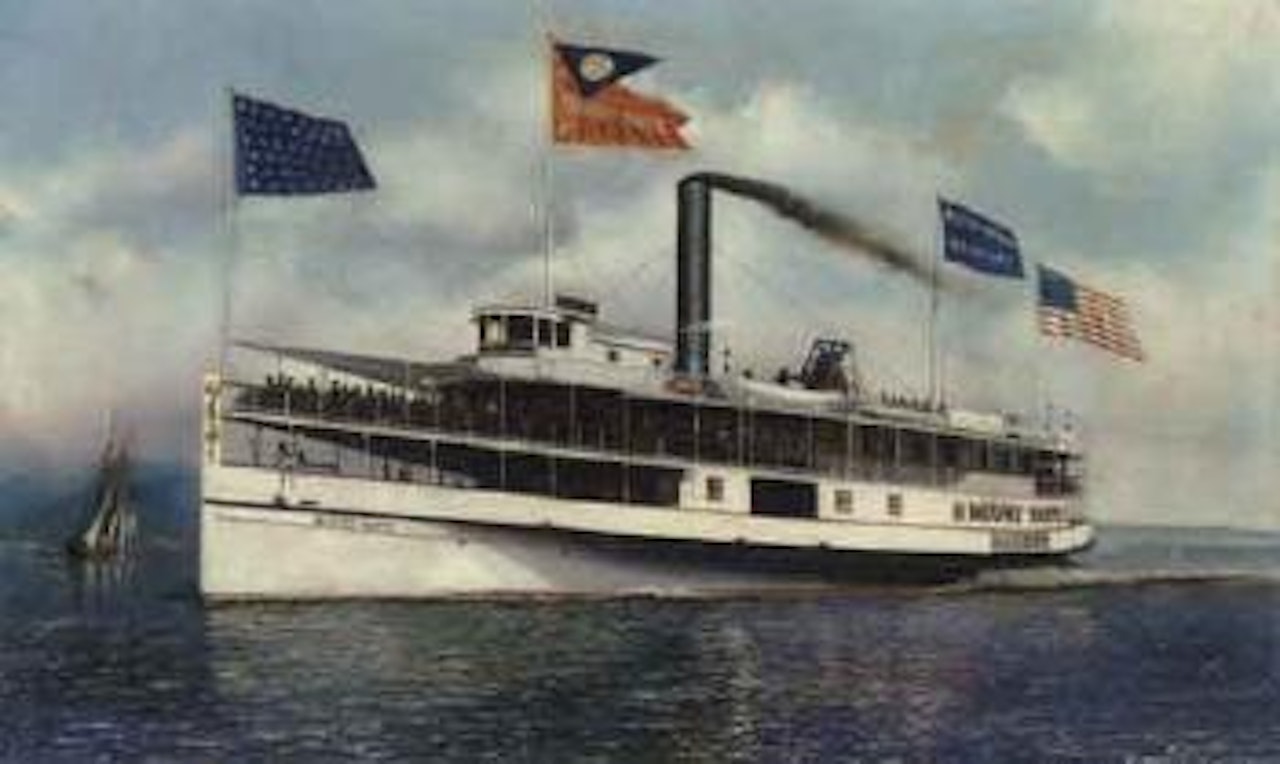The Newport to Block Island ferry Mount Hope by Antonio Jacobsen