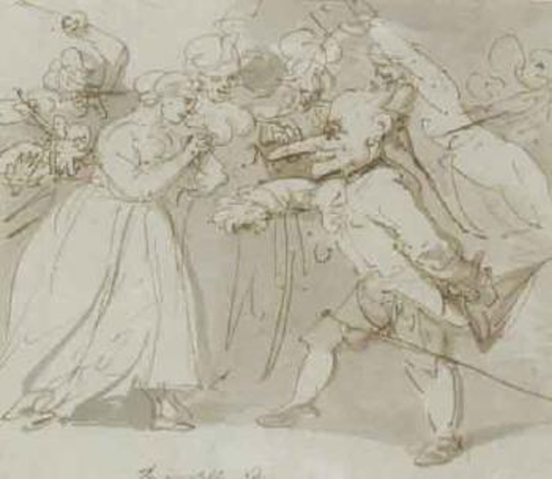 The irresistible nose by Thomas Rowlandson
