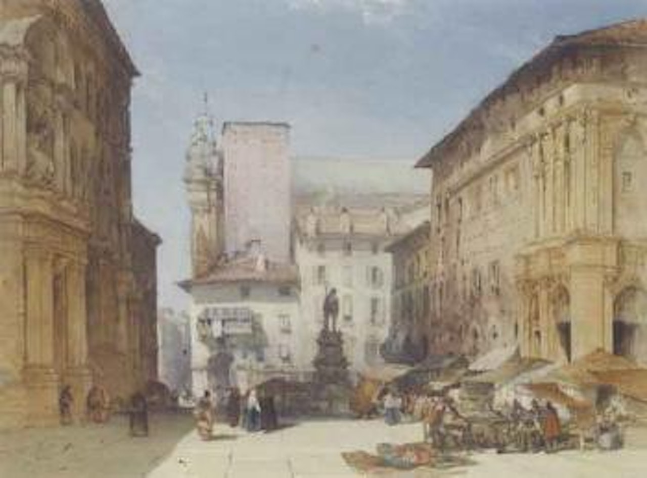 Piazza Maggiore, Bologna by William Callow