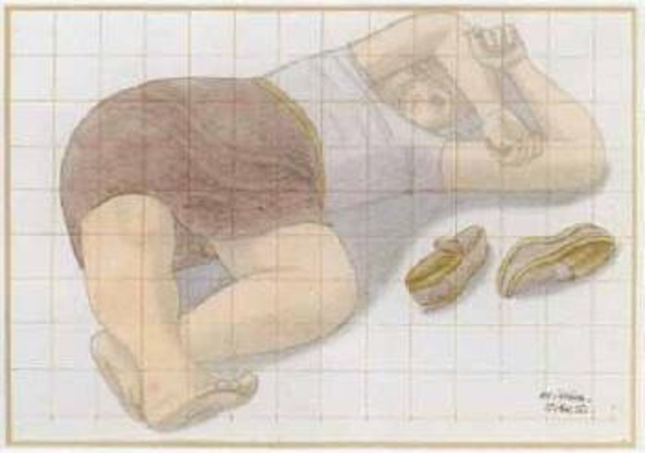 Sleeping girl by William Roberts