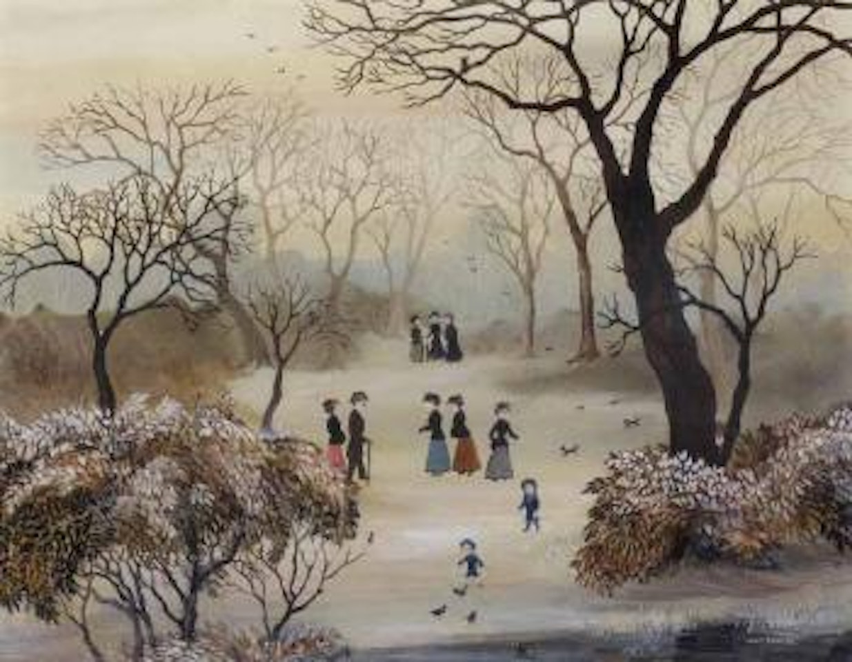 The enchanted garden by Helen Bradley