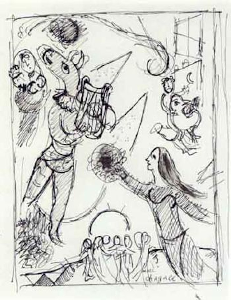 Le cirque by Marc Chagall