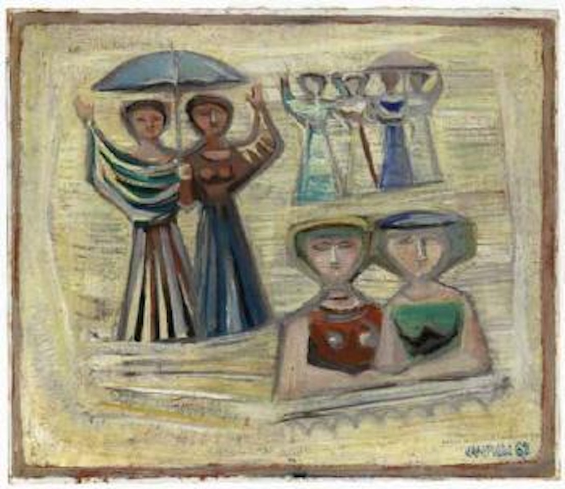 Sailors' women twenty years later by Massimo Campigli