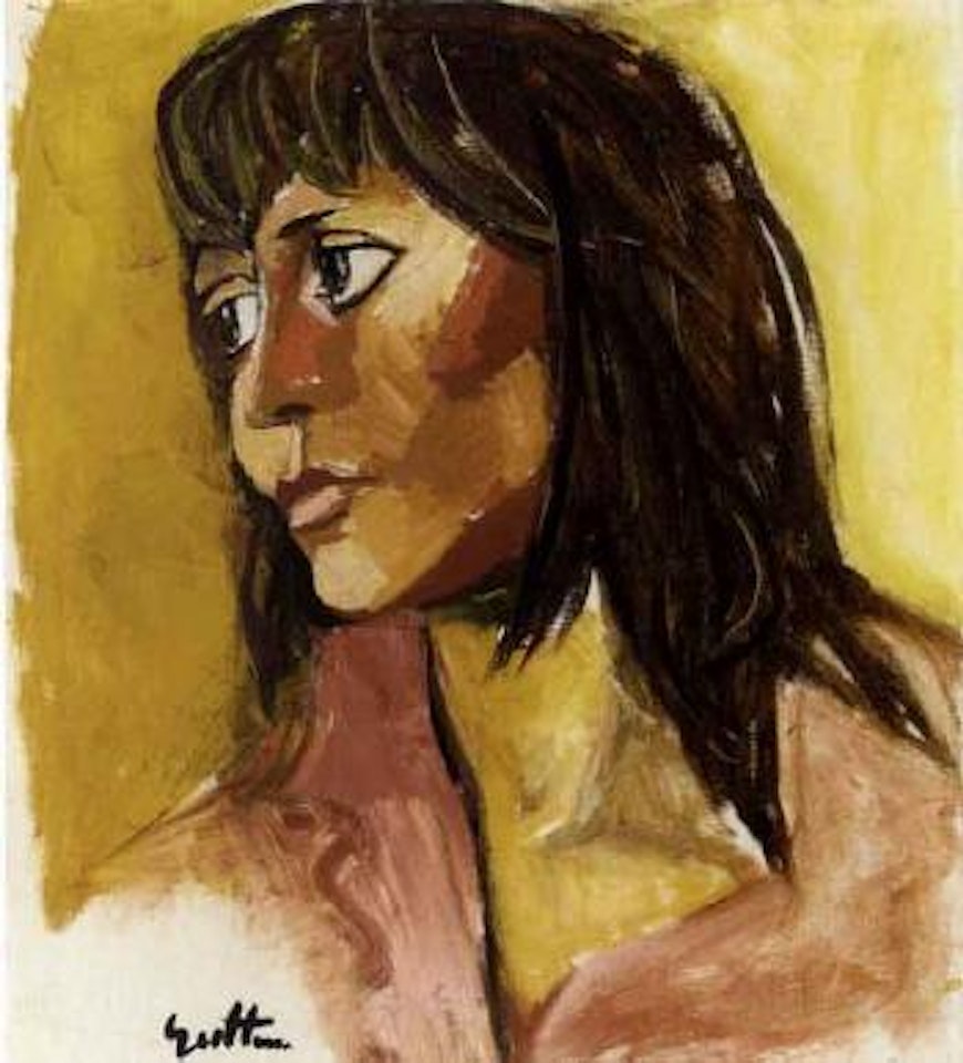 Head of woman by Renato Guttuso