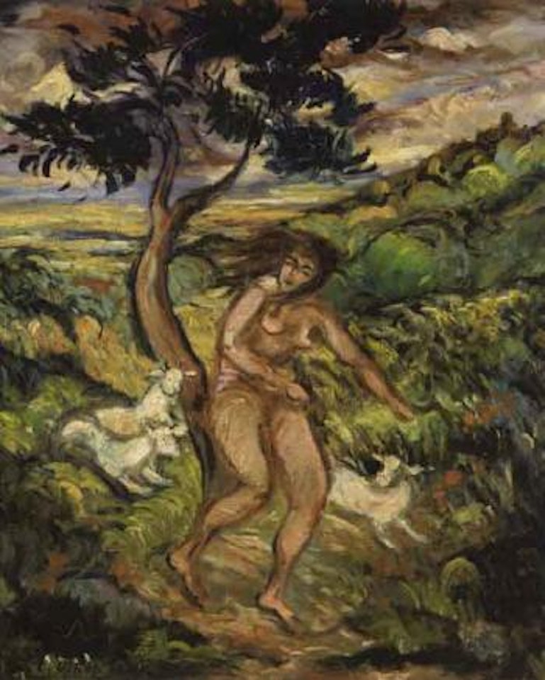 Bergere et ses moutos by Othon Friesz
