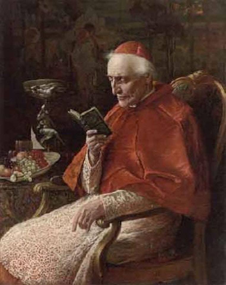 Cardinal reading by Alois Heinrich Priechenfried