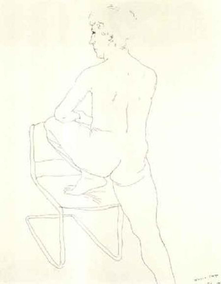 Wayne Sleep by David Hockney