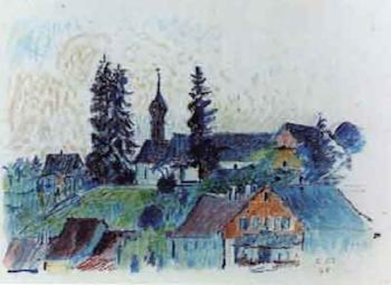 Landscape near Stein am Rhein by Cuno Amiet