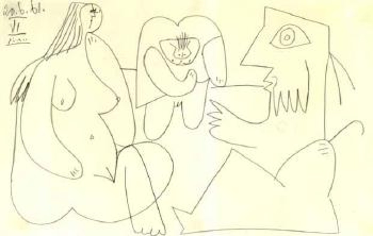 Les dejeuners by Pablo Picasso