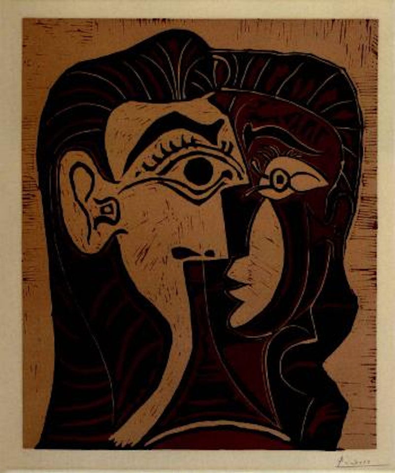 Portrait de Jacqueline de face by Pablo Picasso