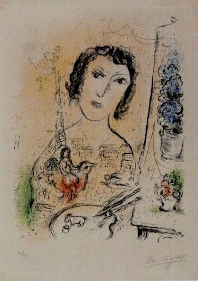 Self portrait by Marc Chagall