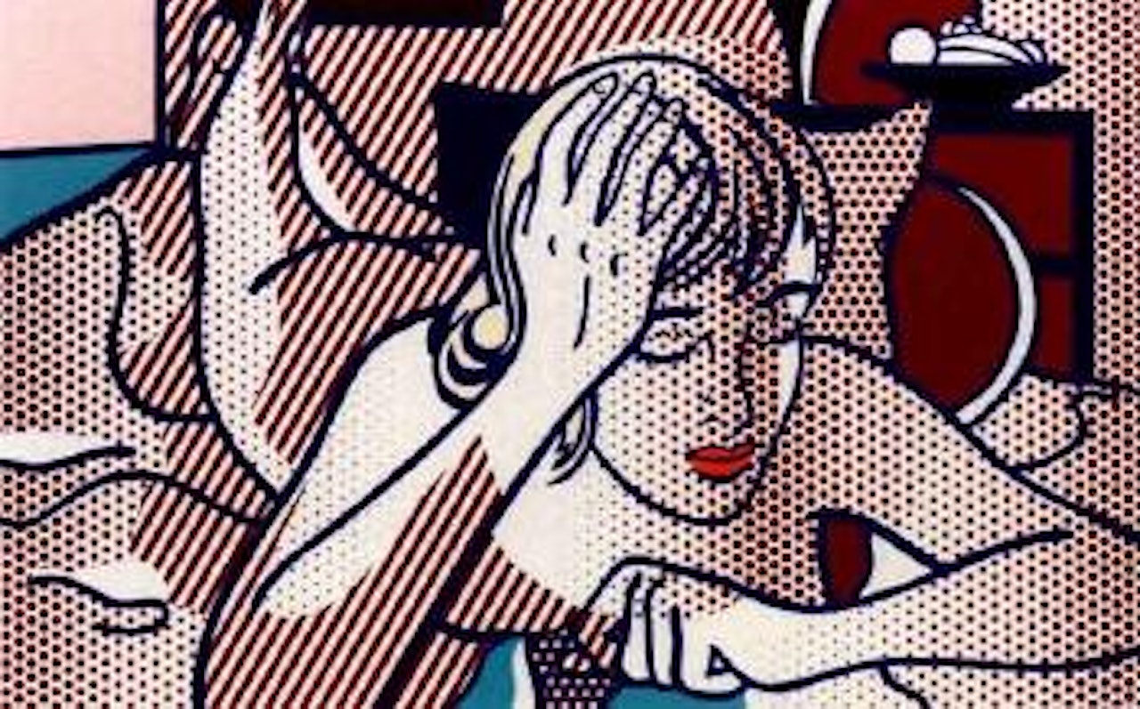 Thinking nude by Roy Lichtenstein