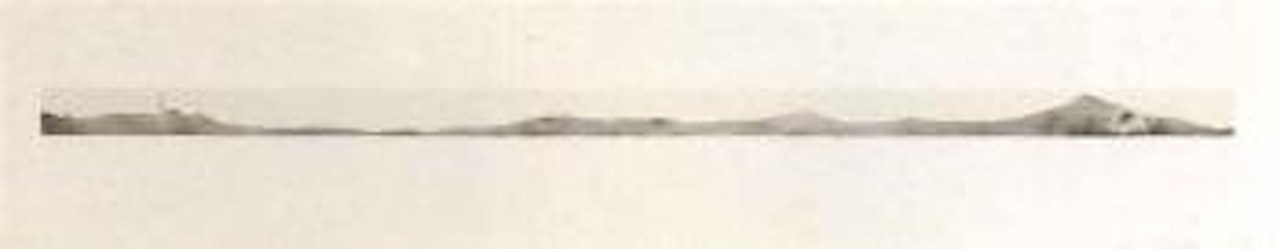 Hollywood with observatory by Ed Ruscha