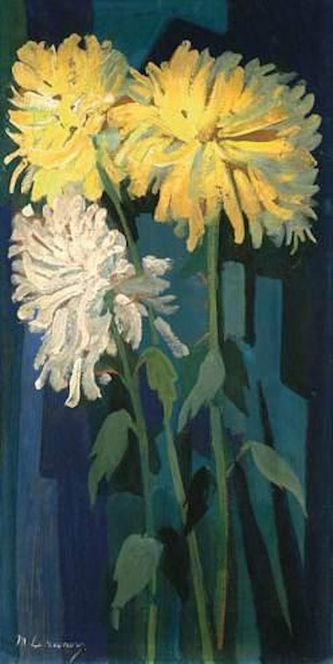 Chrysanthemums by Mikhail Larionov