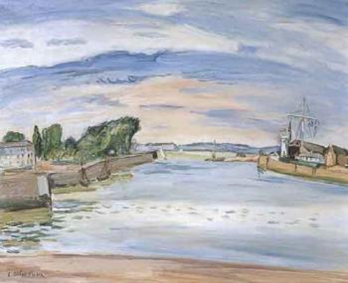La sortie du port de Honfleur by Othon Friesz