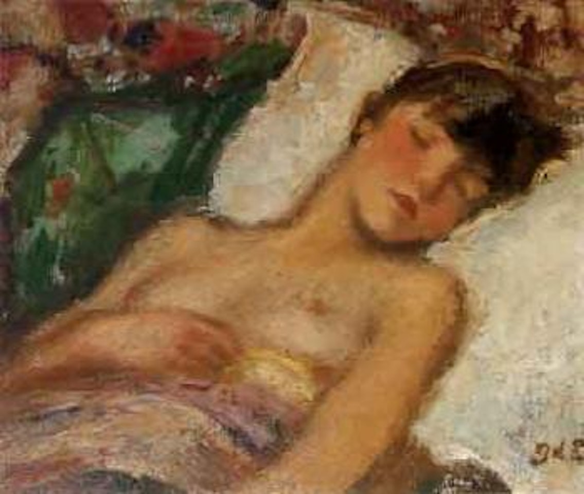 Jeune fille endormie by Georges d’Espagnat