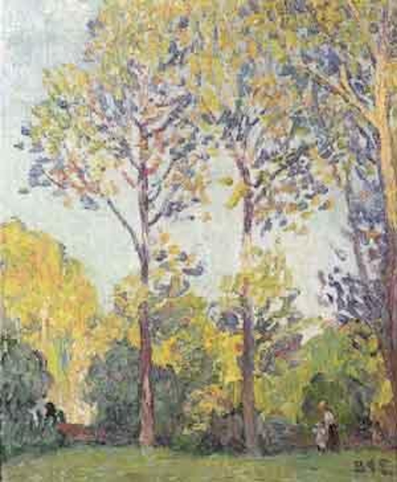 Promenade pres des peupliers by Georges d’Espagnat