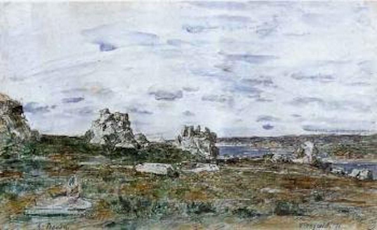 Plougastel by Eugène Boudin