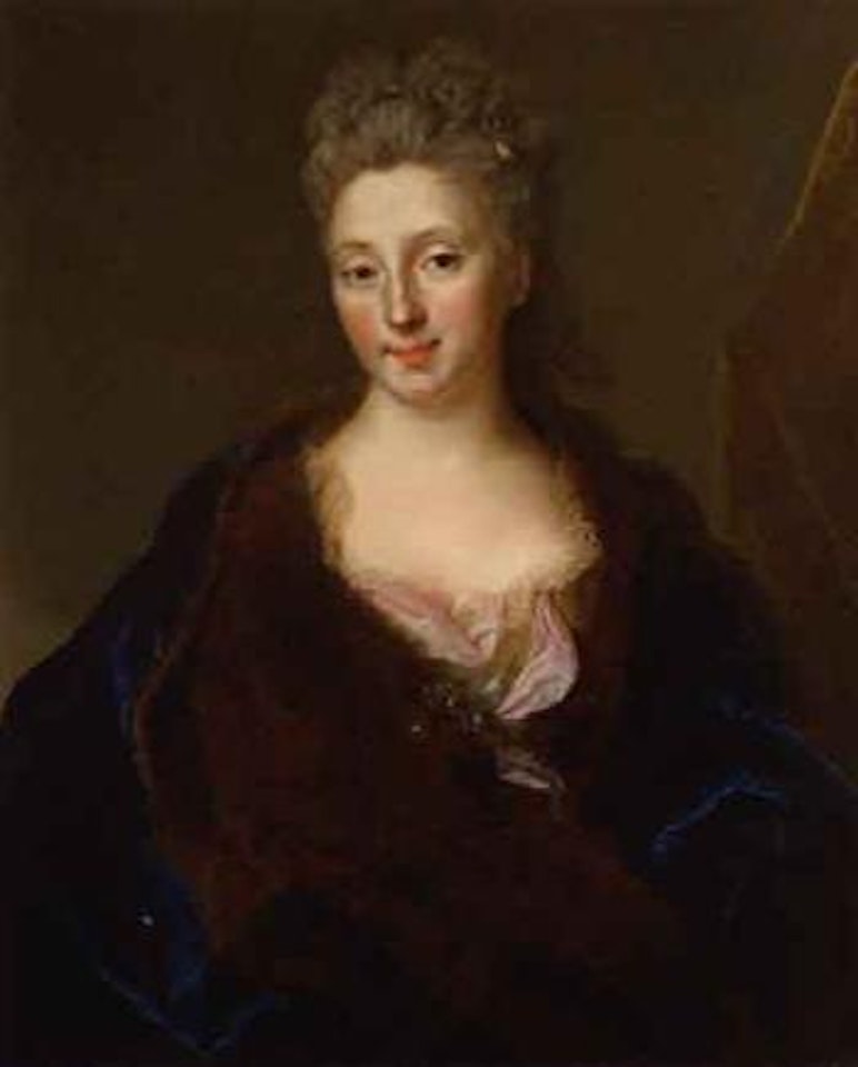 Portrait de femme de qualite by Jean-Baptiste Oudry