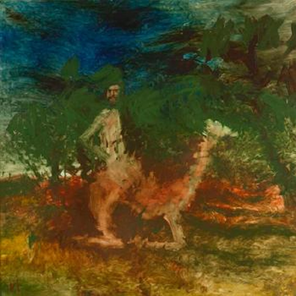Explorer and camel by Sidney Nolan